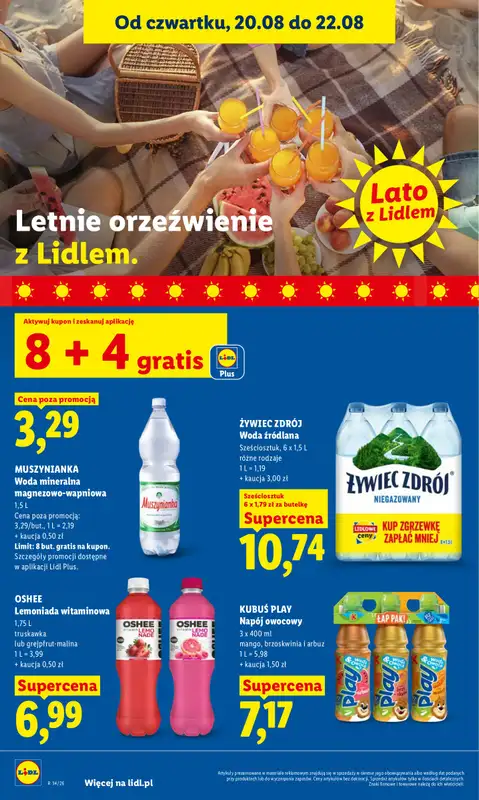 Lidl - gazetka promocyjna Oferta od czwartku od czwartku 20.08 do soboty 22.08 - strona 76
