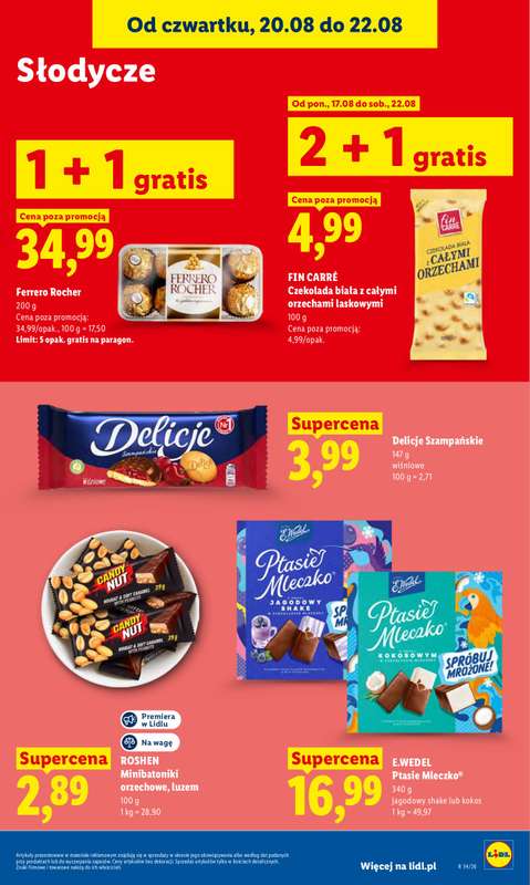Lidl - gazetka promocyjna Oferta od czwartku od czwartku 20.08 do soboty 22.08 - strona 83