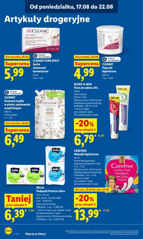 Lidl - gazetka promocyjna Oferta od czwartku od czwartku 20.08 do soboty 22.08 - strona 92