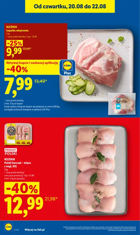 Lidl - gazetka promocyjna Oferta od czwartku od czwartku 20.08 do soboty 22.08 - strona 10