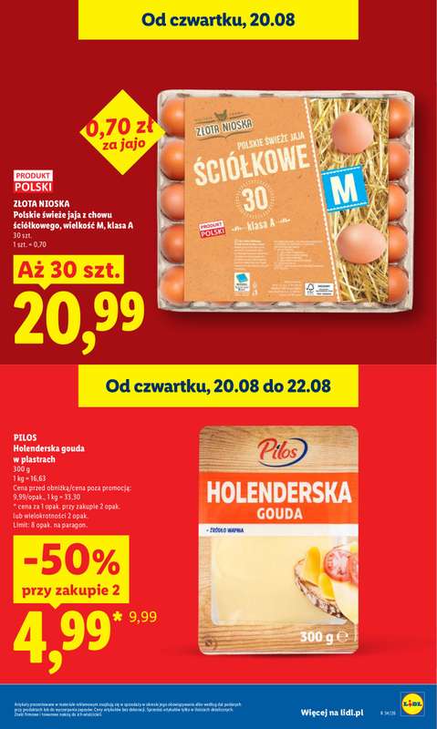 Lidl - gazetka promocyjna Oferta od czwartku od czwartku 20.08 do soboty 22.08 - strona 13
