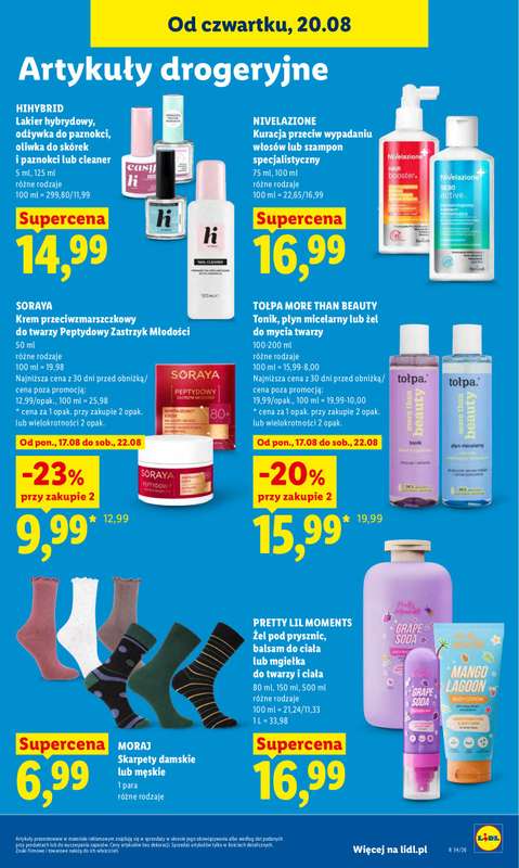 Lidl - gazetka promocyjna Oferta od czwartku od czwartku 20.08 do soboty 22.08 - strona 91