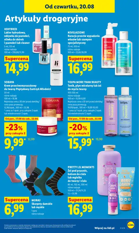Lidl - gazetka promocyjna Oferta od czwartku od czwartku 20.08 do soboty 22.08 - strona 91
