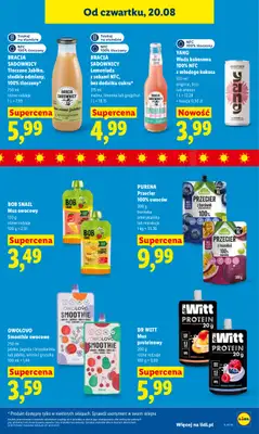 Lidl - gazetka promocyjna Oferta od czwartku od czwartku 20.08 do soboty 22.08 - strona 77