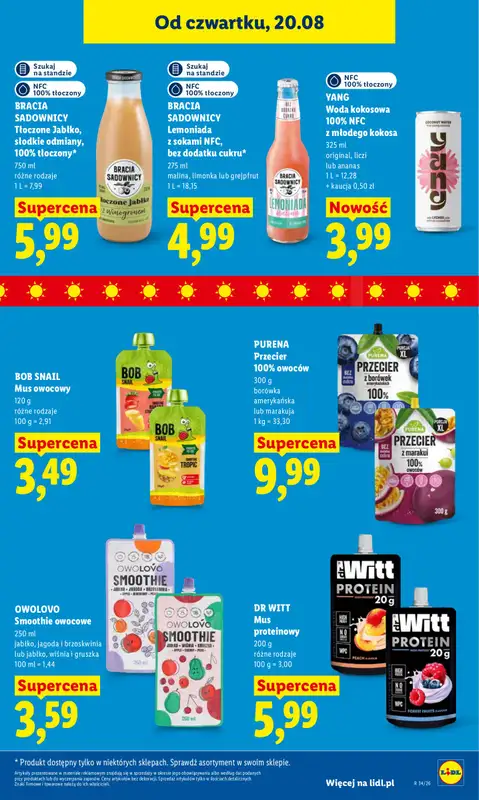 Lidl - gazetka promocyjna Oferta od czwartku od czwartku 20.08 do soboty 22.08 - strona 77