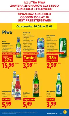 Lidl - gazetka promocyjna Oferta od czwartku od czwartku 20.08 do soboty 22.08 - strona 81