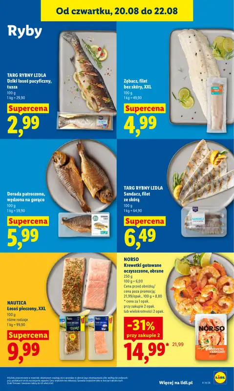 Lidl - gazetka promocyjna Oferta od czwartku od czwartku 20.08 do soboty 22.08 - strona 69