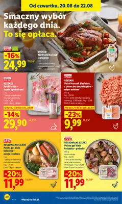 Lidl - gazetka promocyjna Oferta od czwartku od czwartku 20.08 do soboty 22.08 - strona 68