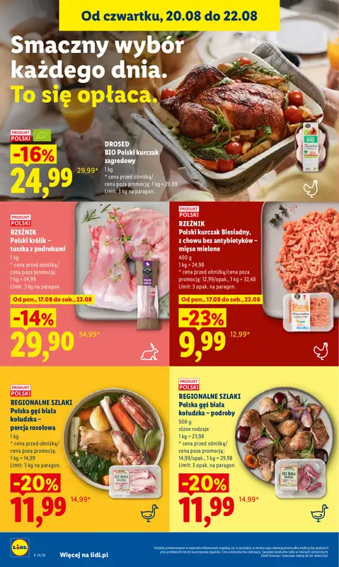 Lidl - gazetka promocyjna Oferta od czwartku od czwartku 20.08 do soboty 22.08 - strona 68