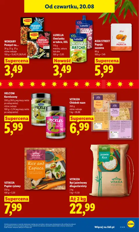 Lidl - gazetka promocyjna Oferta od czwartku od czwartku 20.08 do soboty 22.08 - strona 59