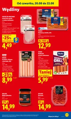 Lidl - gazetka promocyjna Oferta od czwartku od czwartku 20.08 do soboty 22.08 - strona 71
