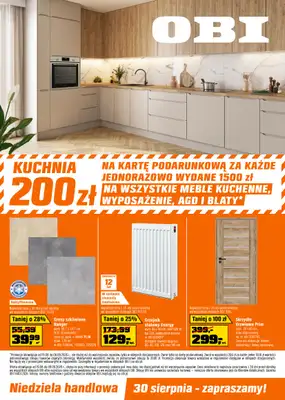 OBI - gazetka promocyjna Gazetka od środy 19.08 do wtorku 08.09