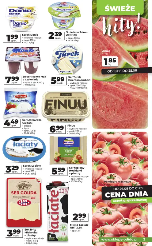 Odido - gazetka promocyjna Gazetka od środy 19.08 do wtorku 01.09 - strona 3