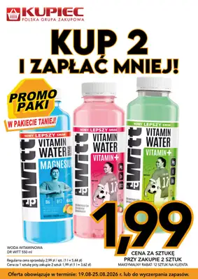 Kupiec - gazetka promocyjna Promopaki od środy 19.08 do wtorku 25.08 - strona 12