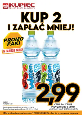 Kupiec - gazetka promocyjna Promopaki od środy 19.08 do wtorku 25.08 - strona 6