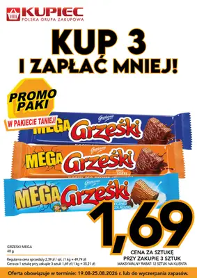 Kupiec - gazetka promocyjna Promopaki od środy 19.08 do wtorku 25.08 - strona 10