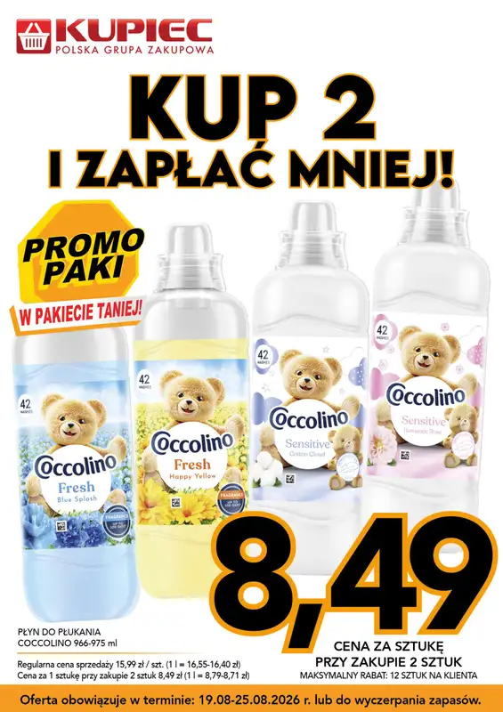 Kupiec - gazetka promocyjna Promopaki od środy 19.08 do wtorku 25.08 - strona 13