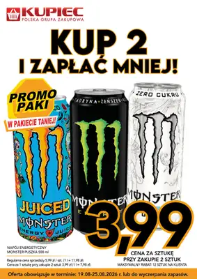 Kupiec - gazetka promocyjna Promopaki od środy 19.08 do wtorku 25.08 - strona 4