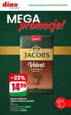Dino - gazetka promocyjna MEGA promocje! od środy 19.08 do wtorku 25.08