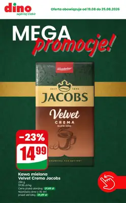 Dino - gazetka promocyjna MEGA promocje! od środy 19.08 do wtorku 25.08