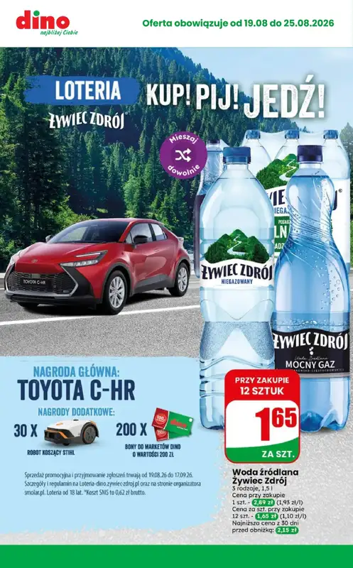 Dino - gazetka promocyjna MEGA promocje! od środy 19.08 do wtorku 25.08 - strona 5
