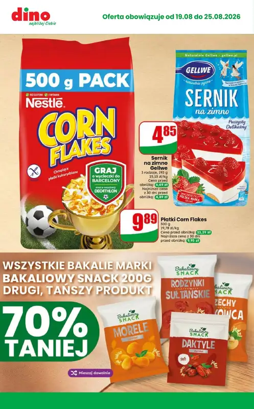 Dino - gazetka promocyjna MEGA promocje! od środy 19.08 do wtorku 25.08 - strona 9