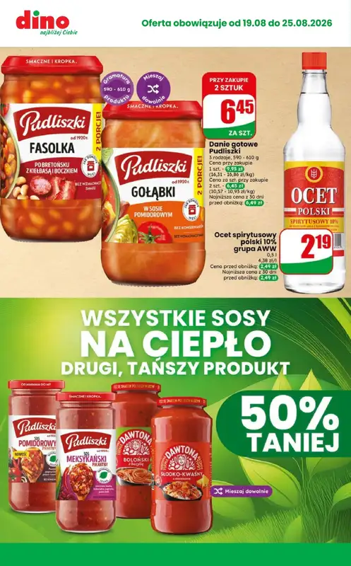 Dino - gazetka promocyjna MEGA promocje! od środy 19.08 do wtorku 25.08 - strona 7