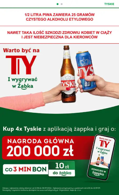 Żabka - gazetka promocyjna Gazetka od środy 12.08 do wtorku 25.08 - strona 14