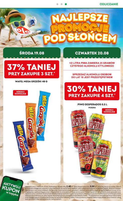 Żabka - gazetka promocyjna Gazetka od środy 12.08 do wtorku 25.08 - strona 2