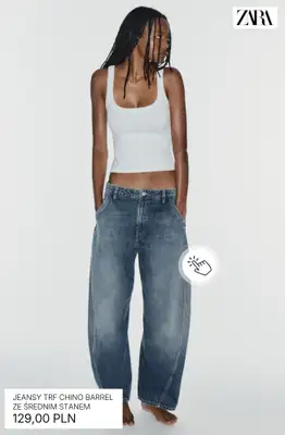 Zara - gazetka promocyjna Spodnie barrel od środy 19.08 do czwartku 27.08 - strona 3