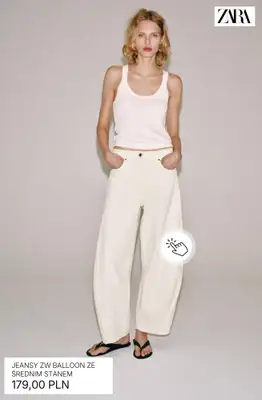 Zara - gazetka promocyjna Spodnie barrel od środy 19.08 do czwartku 27.08 - strona 4
