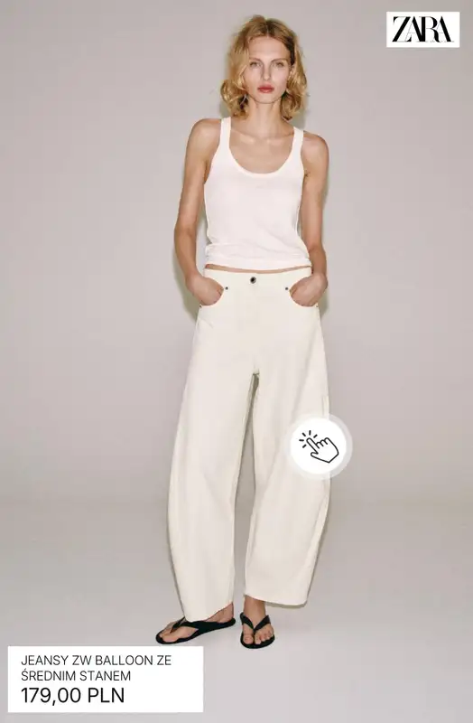 Zara - gazetka promocyjna Spodnie barrel od środy 19.08 do czwartku 27.08 - strona 4