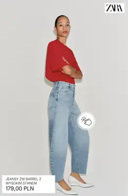 Zara - gazetka promocyjna Spodnie barrel od środy 19.08 do czwartku 27.08 - strona 6