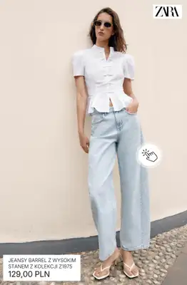 Zara - gazetka promocyjna Spodnie barrel od środy 19.08 do czwartku 27.08 - strona 5