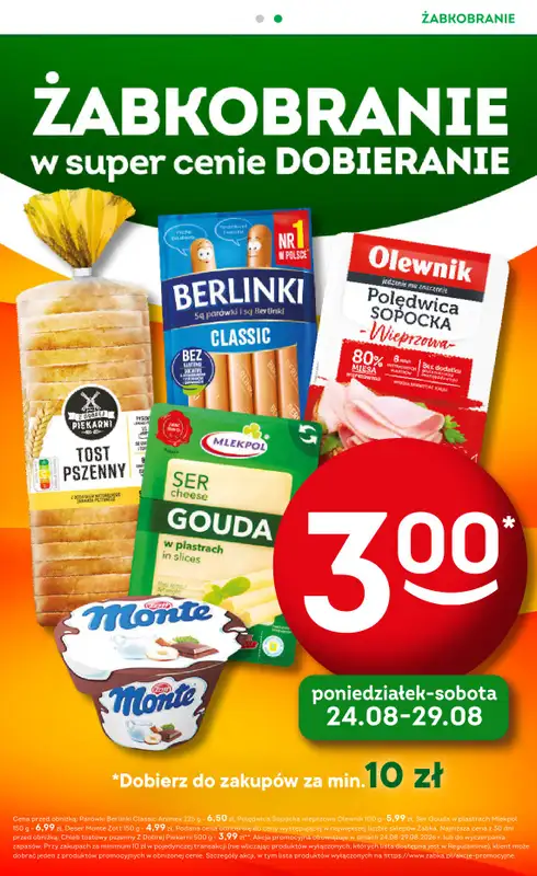 Żabka - gazetka promocyjna Gazetka Spożywcza od środy 12.08 do wtorku 25.08 - strona 3