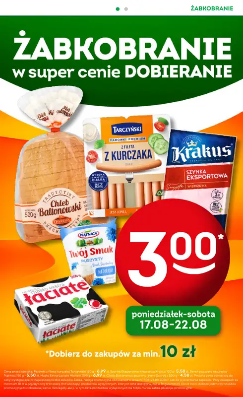 Żabka - gazetka promocyjna Gazetka Spożywcza od środy 12.08 do wtorku 25.08 - strona 2