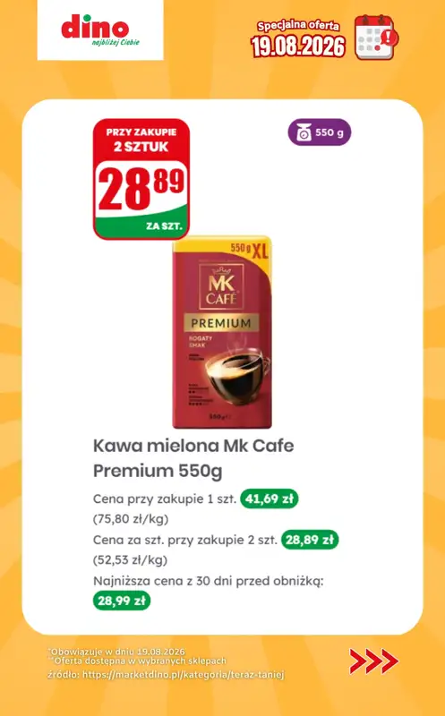Dino - gazetka promocyjna Specjalna oferta na 19.08.2026 - promocje spoza gazetki od środy 19.08 do środy 19.08 - strona 7