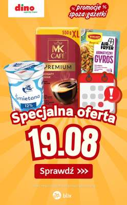 Dino - gazetka promocyjna Specjalna oferta na 19.08.2026 - promocje spoza gazetki od środy 19.08 do środy 19.08