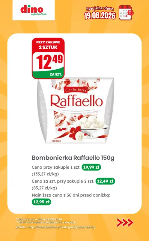 Dino - gazetka promocyjna Specjalna oferta na 19.08.2026 - promocje spoza gazetki od środy 19.08 do środy 19.08 - strona 8
