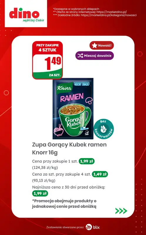 Dino - gazetka promocyjna Nowości w Dino! od środy 19.08  - strona 6