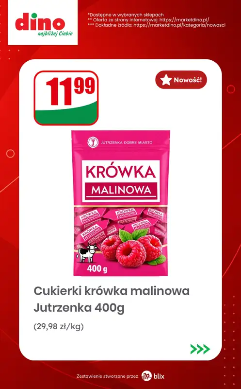 Dino - gazetka promocyjna Nowości w Dino! od środy 19.08  - strona 10
