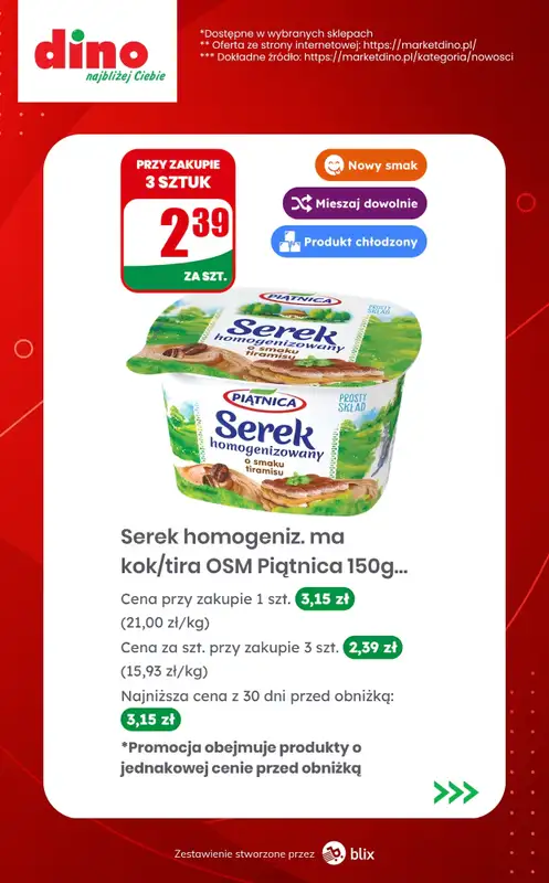 Dino - gazetka promocyjna Nowości w Dino! od środy 19.08  - strona 11