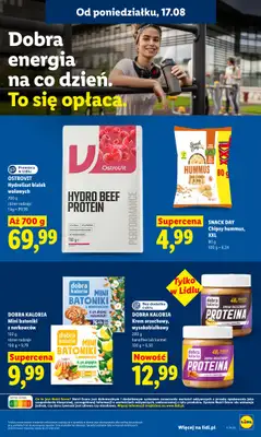 Lidl - gazetka promocyjna Oferta od poniedziałku od poniedziałku 17.08 do środy 19.08 - strona 61
