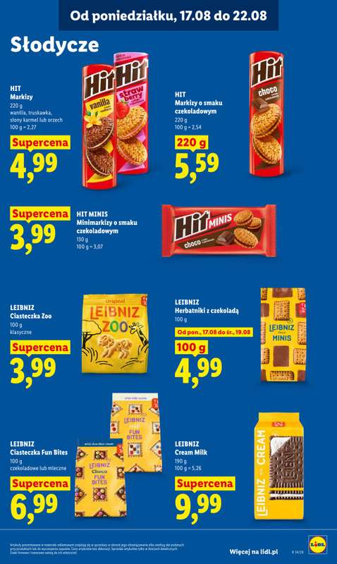 Lidl - gazetka promocyjna Oferta od poniedziałku od poniedziałku 17.08 do środy 19.08 - strona 67