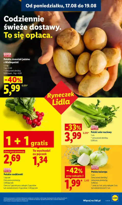Lidl - gazetka promocyjna Oferta od poniedziałku od poniedziałku 17.08 do środy 19.08 - strona 35