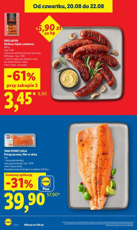 Lidl - gazetka promocyjna Oferta od czwartku od czwartku 20.08 do soboty 22.08 - strona 12