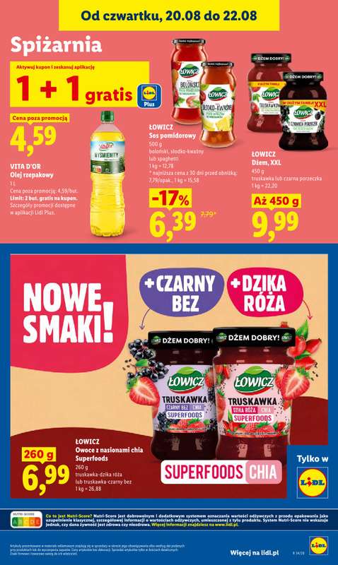 Lidl - gazetka promocyjna Oferta od czwartku od czwartku 20.08 do soboty 22.08 - strona 89