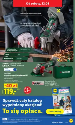 Lidl - gazetka promocyjna Oferta od czwartku od czwartku 20.08 do soboty 22.08 - strona 41