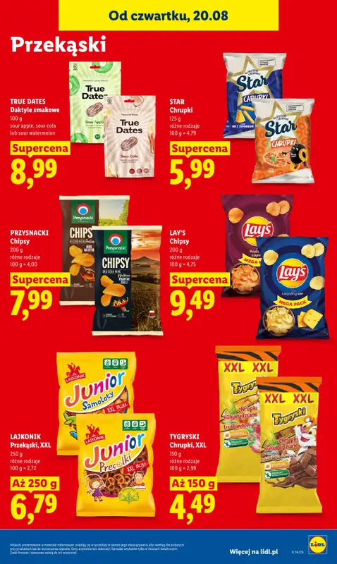 Lidl - gazetka promocyjna Oferta od czwartku od czwartku 20.08 do soboty 22.08 - strona 79