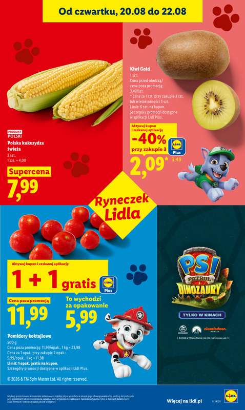 Lidl - gazetka promocyjna Oferta od czwartku od czwartku 20.08 do soboty 22.08 - strona 47